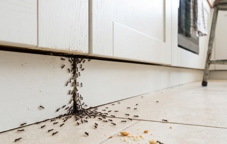 Infestazione formiche in casa